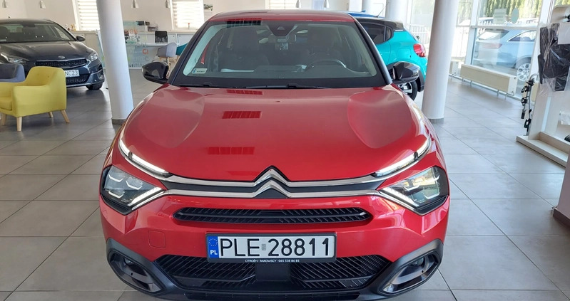 Citroen C4 cena 83500 przebieg: 45103, rok produkcji 2021 z Chojnice małe 301